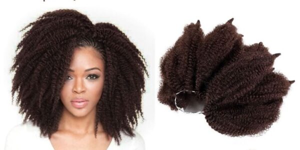 Short Afro Marley braids