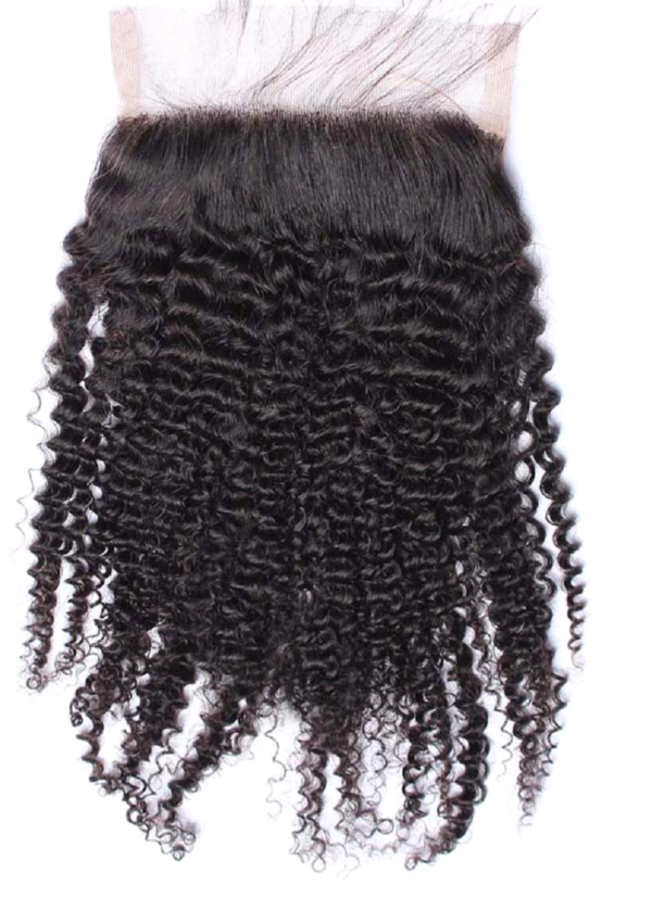 Afro curl lace closure NQLC-C-4in-22